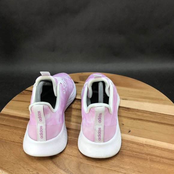 Adidas Puremotion Pink White Running Shoes Low Top Lace Up Womens Size 9.5 - Picture 4 of 7